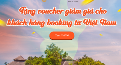 Tặng mã giảm giá cho Khách hàng có booking đặt từ Việt Nam